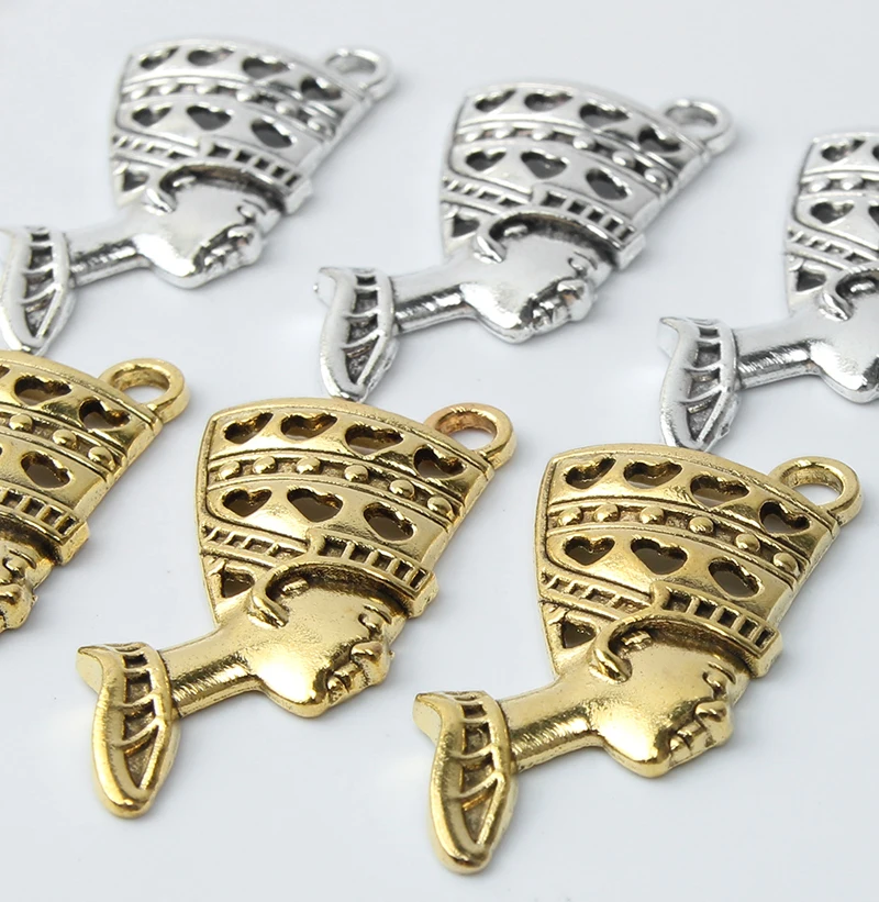 Очаровательная египетская королева Клеопатра Фараон голова индийского головы