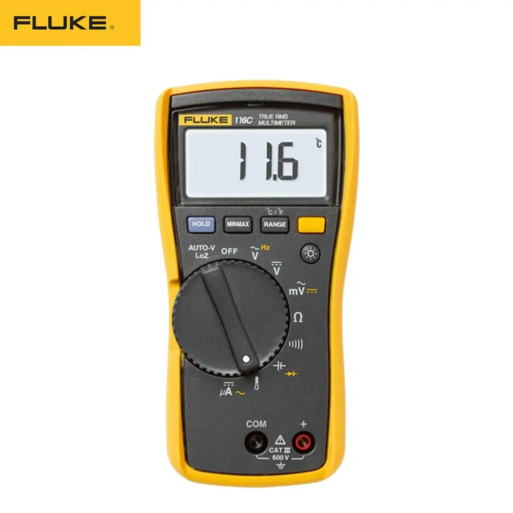 Мультиметр Fluke 116C HAVC VoltAlert с подсветкой 116 True RMS | Инструменты