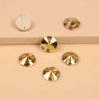 К требованиям заказчика; Сверкающие; Пришить стразы s солнце золотые блестящие стразы шьют на стразы на камнях Spacer кнопки для DIY украшения для одежды