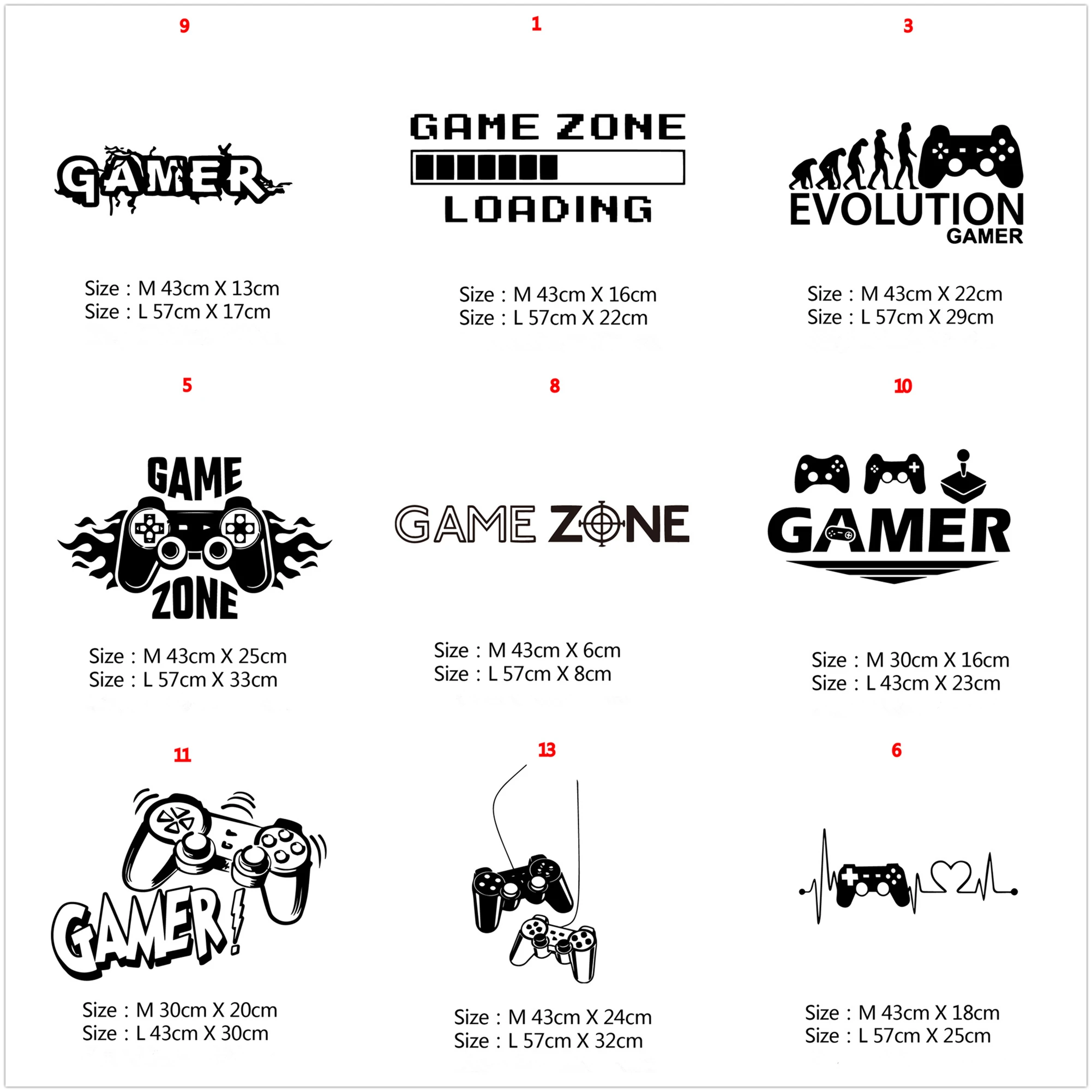 Игровые Виниловые Настенные Стикеры для украшения игровой комнаты дверная