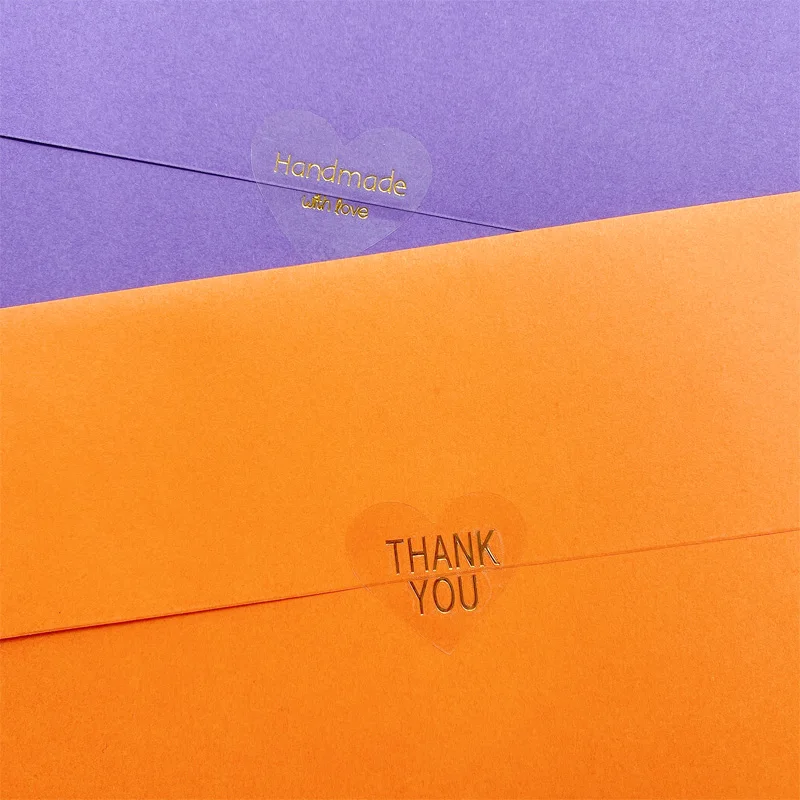 100 шт./лот прозрачная наклейка с уплотнением в виде сердца сделай сам подарочные