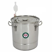 fermenter barrel home brew beer wine fermentation stainless steel pot cover exhaust valve 30l free shipping