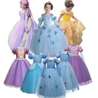 Маленький костюм для косплея, платье принцессы для ролевых игр, карнавальные костюмы, детская одежда на Хэллоуин, платье принцессы
