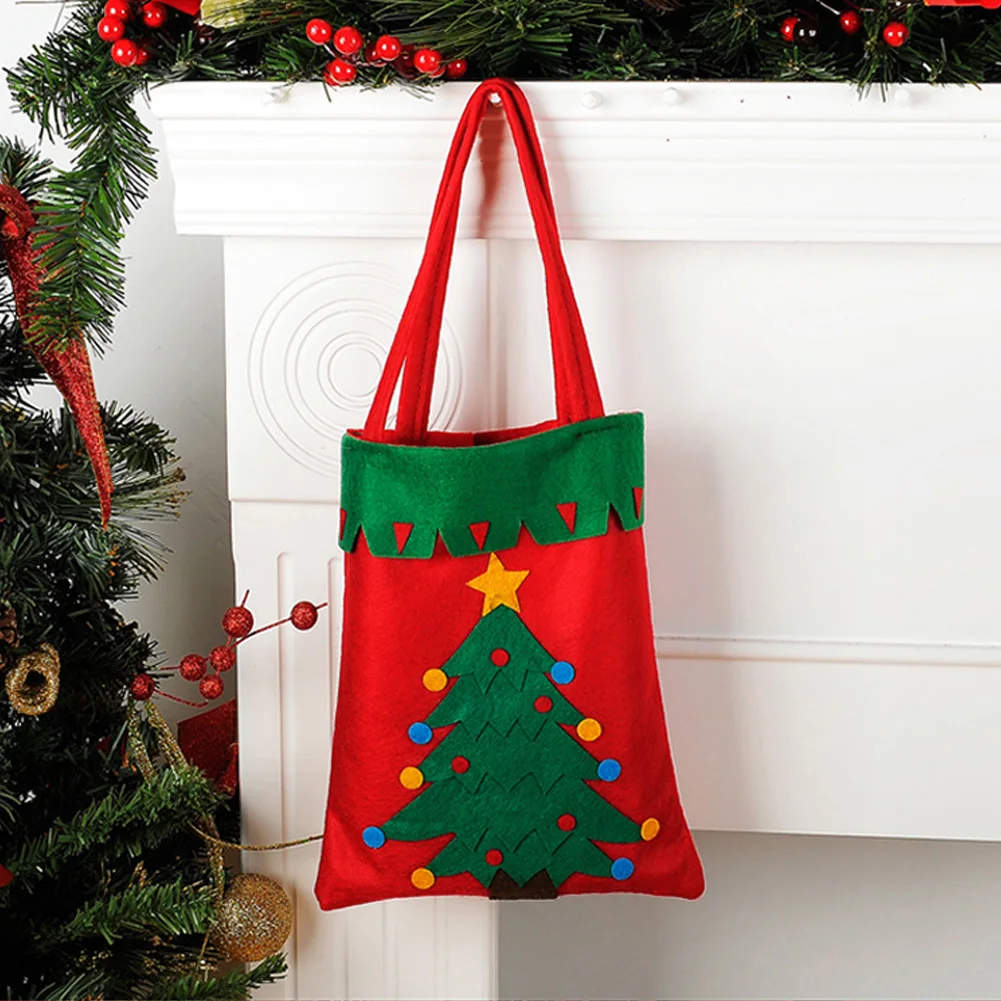 Рождественские украшения для дома носки Санта Клауса стильные сделайте вечерние