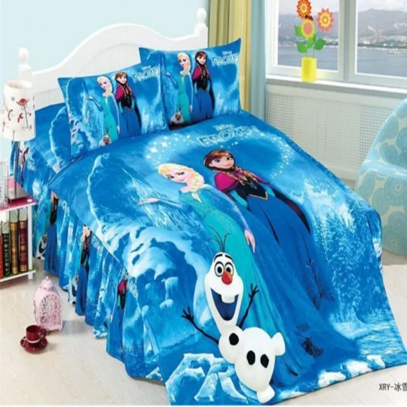 

Disney Baby Bedding Sets Frozen Magical Princess Elsa Anna Kids Duvet Cover Pillowcase For Children Boys Girls 1.2m Bed