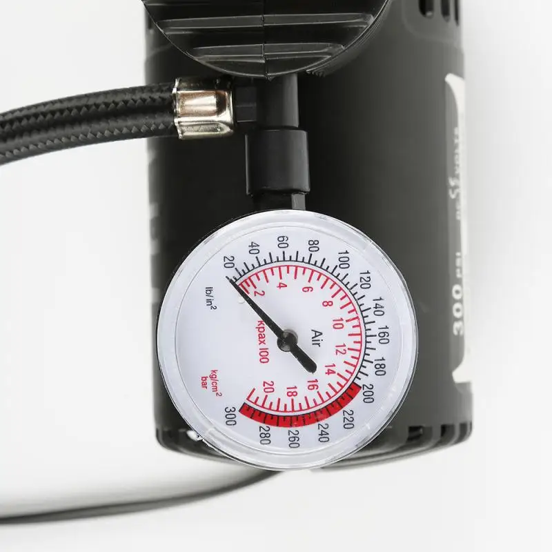 Автомобильный воздушный мини компрессор Электрический насос для накачивания