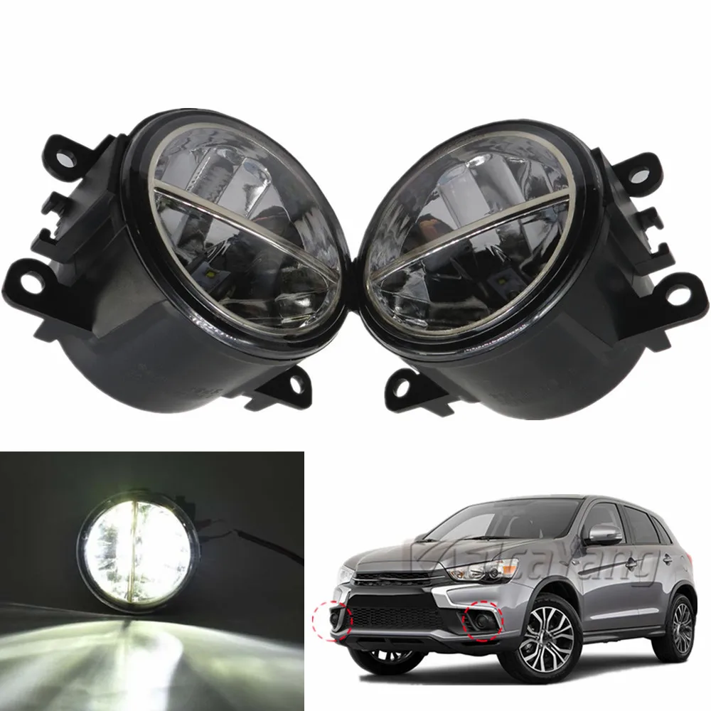 2 шт. светодиодные противотуманные фары 12 В H11 90 мм для Mitsubishi Pajero Montero Sport 2008-2014 |