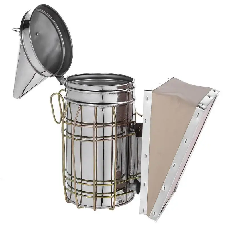 

The New Stainless Steel Manual Bee Hive Smoke Transmitter Kit Beekeeping Tool Bee Smoker Beekeeping Apiculture Beekeeping Tool