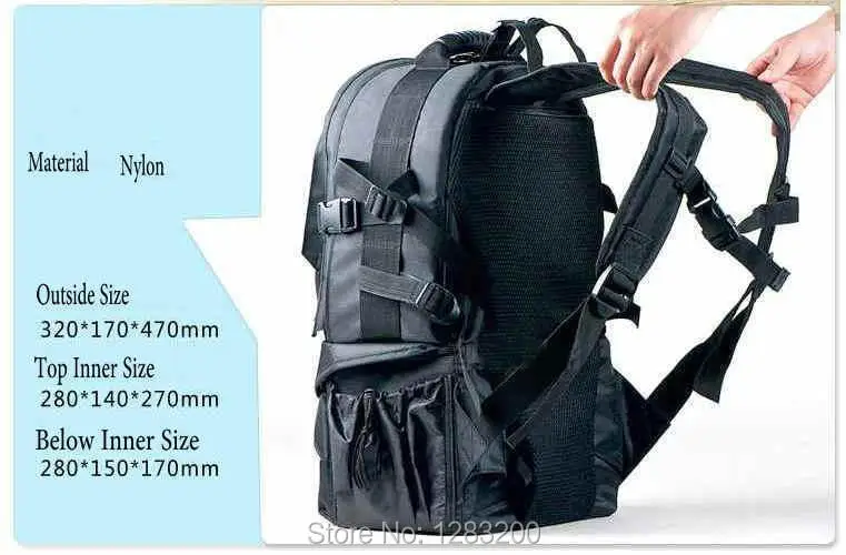 

Waterproof BACKPACK DSLR SLR Camera Case Bag For Nikon Canon Sony Fuji Pentax Olympus Leica Outdoor Bag Photograph Bag