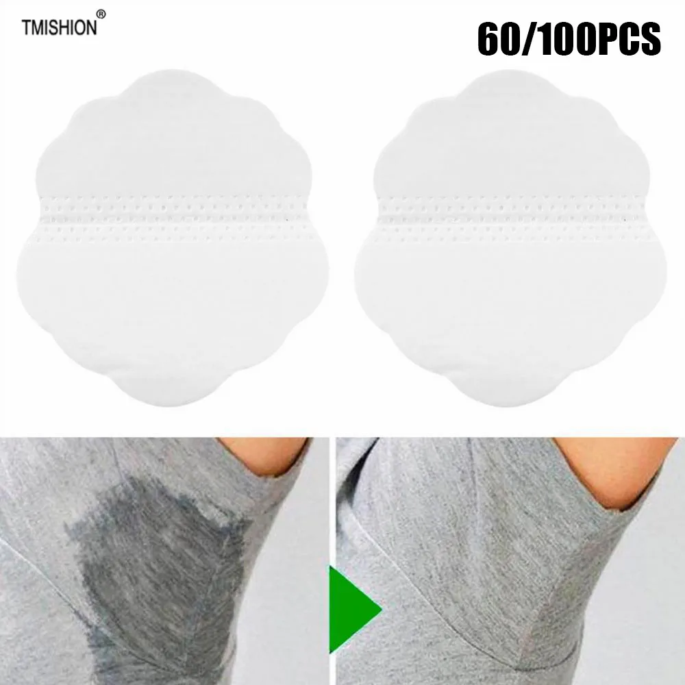 60/100 летняя футболка со штанами Дезодоранты Ватные диски подмышек Пот прокладки