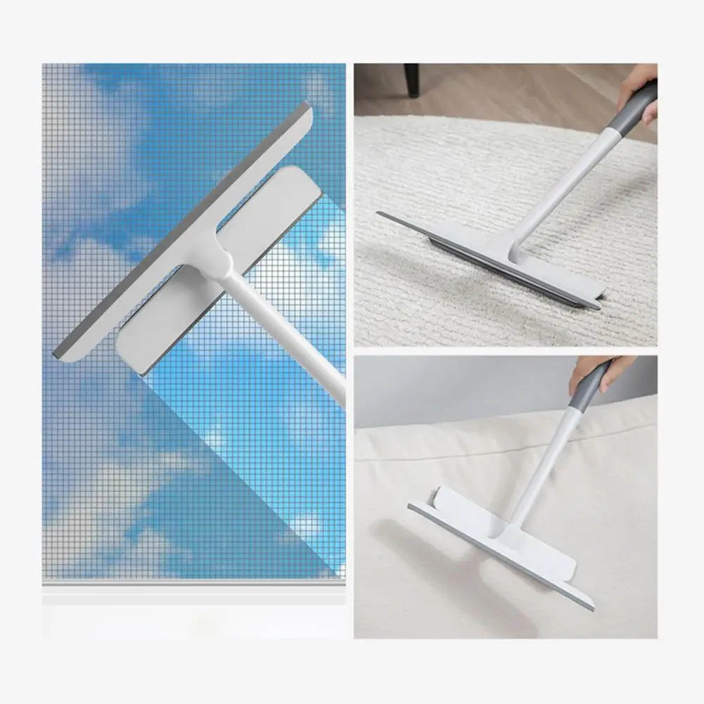 

Special Window Wiper Convenient Two-sided Mesh Screen Brush Tile Walls Glass Squeegee