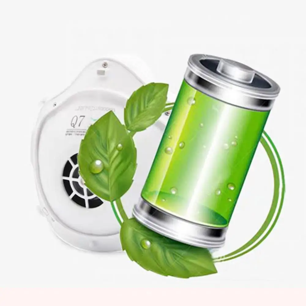Xiaomi Mijia Q7 Electric Mask Adult Men and Women Anti-Haze HEPA Filter Replacement Reuseable Air Fresh Purifier Comfortable | Электроника
