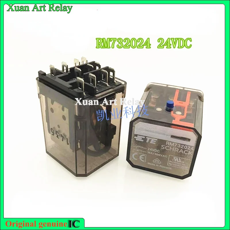 

2pcs/lot 100% original genuine relay: RM732024 24VDC RM732024-24VDC Elevator safety relay