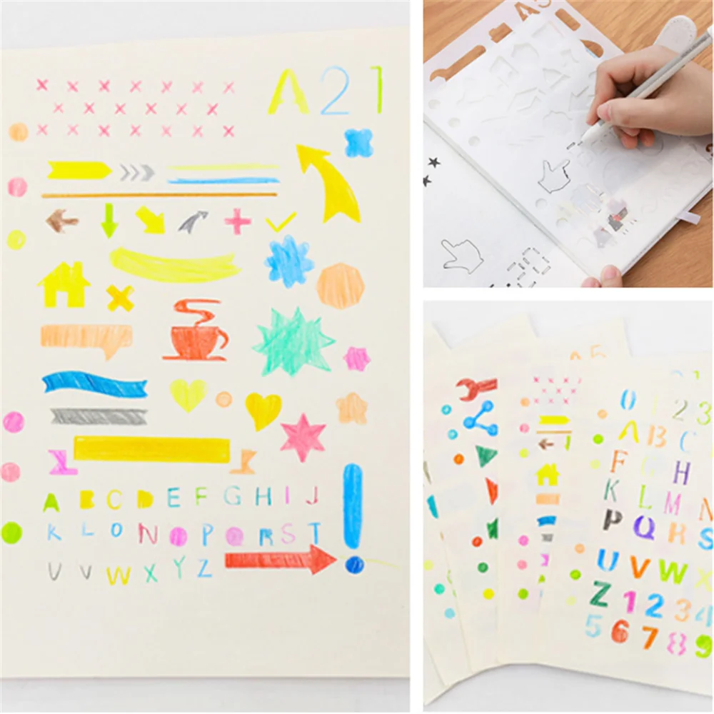 2 шт. милый вырез Многослойные трафареты сделай сам для скрапбукинга штамповка