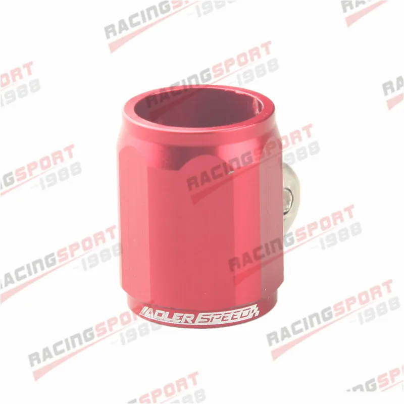

Red -5AN 5AN AN5 HEX Finishers Fuel Hose Clamp Aluminum