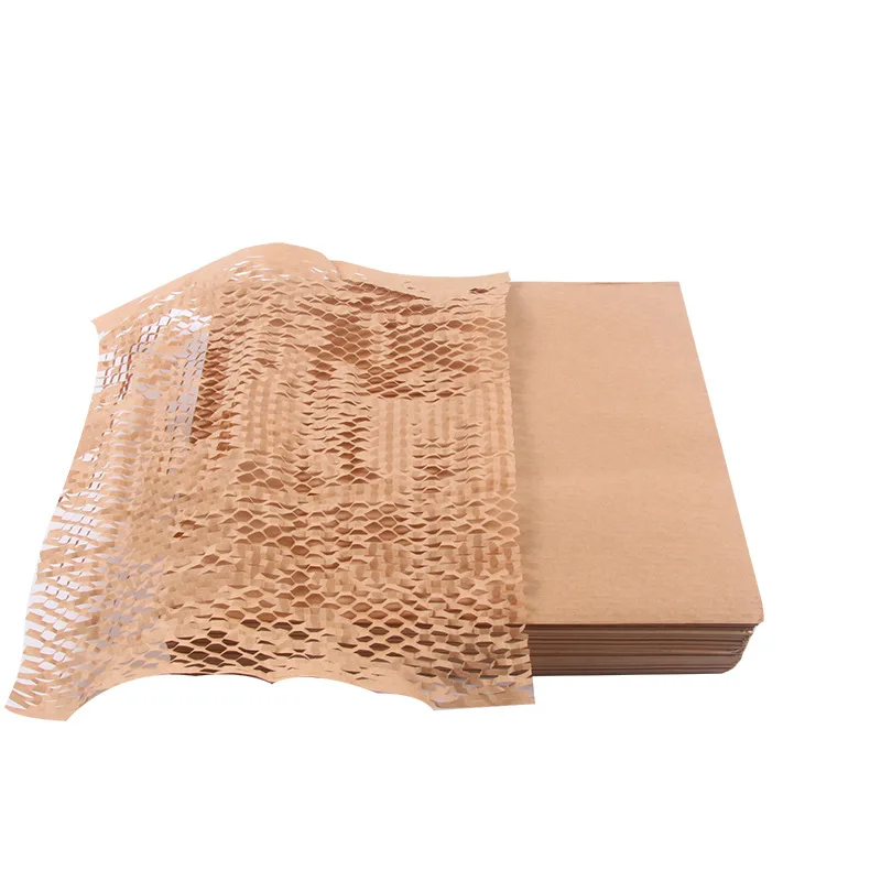 

Hysen 50cm*2m Recyclable Honeycomb Roll for Hybrid Plants Replacing Bubble Moving PackagingNon Woven Flower Wrapping Paper