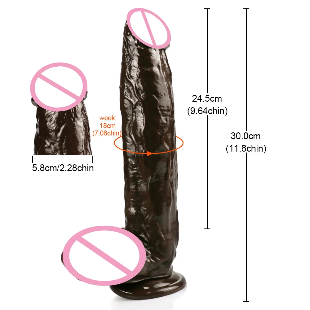 Анальный фаллоимитатор 11 8 дюйма коричневый мужской искусственный пенис лошадь