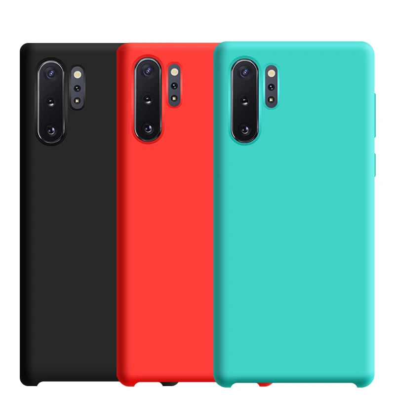 Для samsung Note 10 Plus чехол для samsung Galaxy S8 S9 S10 S10e Note 8 9 10 Plus 5G Pro мягкий жидкий силиконовый чехол-накладка