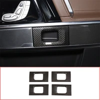for mercedes benz g class w463 g500 g63 19 20 real carbon fiber car door handle bowl cover decoration sticker car accessories