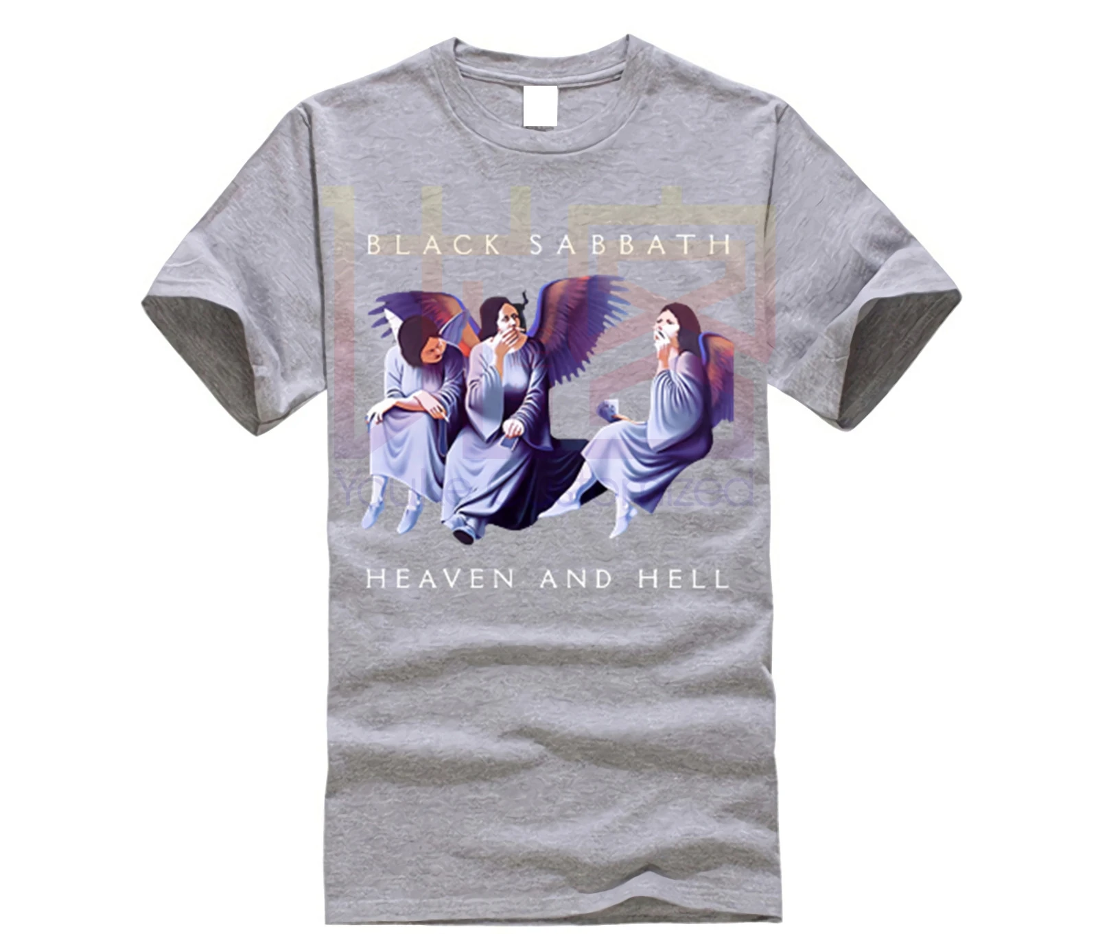 Black Sabbath-Heaven and Hell Обложка альбома футболка DTG S-3XL новинка 2019 модная для мужчин |