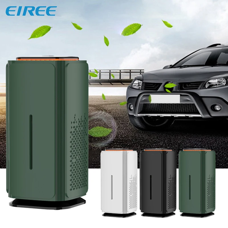 

Portable Car Air Purifier Cleaner Remove Formaldehyde Hepa Filter Air Fresher Negative Ion Air Purifier Interior Car Accessories