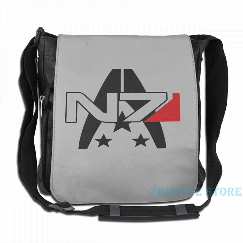 Забавный графический принт Mass Effect N7 Alliance Tee рюкзак с USB-зарядкой мужские школьные