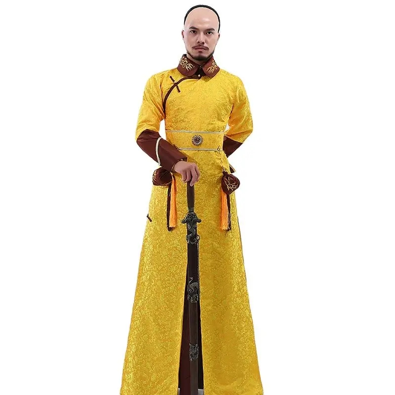 Hanfu мужской костюм для косплея китайский император дракон набор одежды