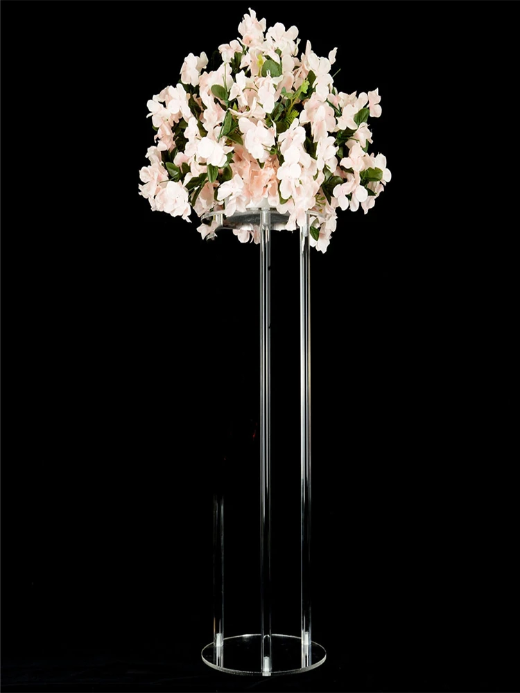 Свадебные акриловые геометрические дорожные прозрачные рамки с круглой основой