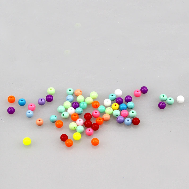 

8 мм диаметр красочные акриловые конфеты бусины браслет ожерелье хрустальные бусины россыпью бусины Сделай Сам ручной работы аксессуары