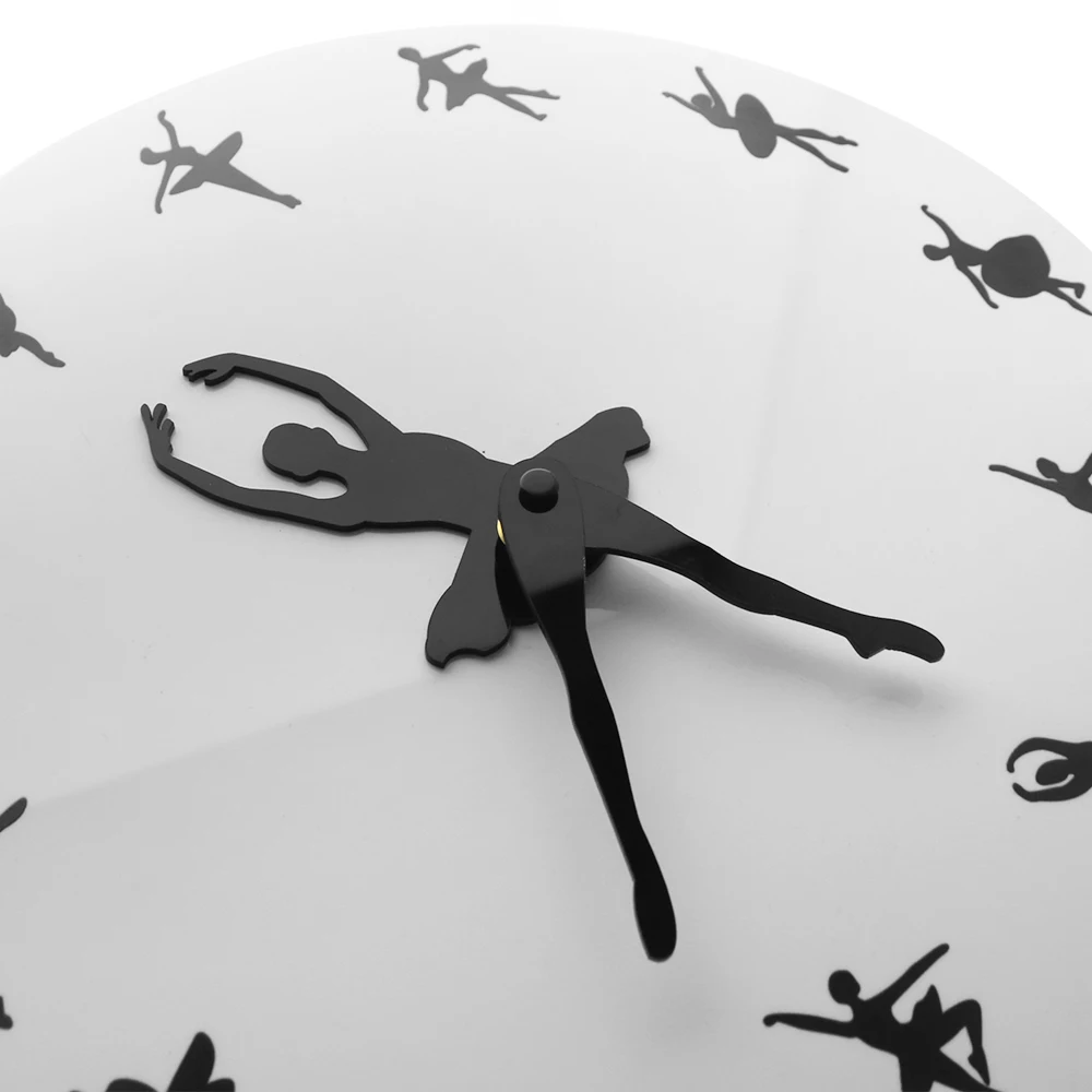 Настенные часы для танцев балерины декоративные настенные стрелки девочек декор