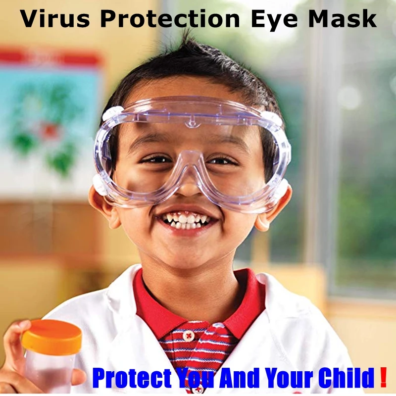 Защитные очки регулируемые химические брызговые защитные с широким зрением