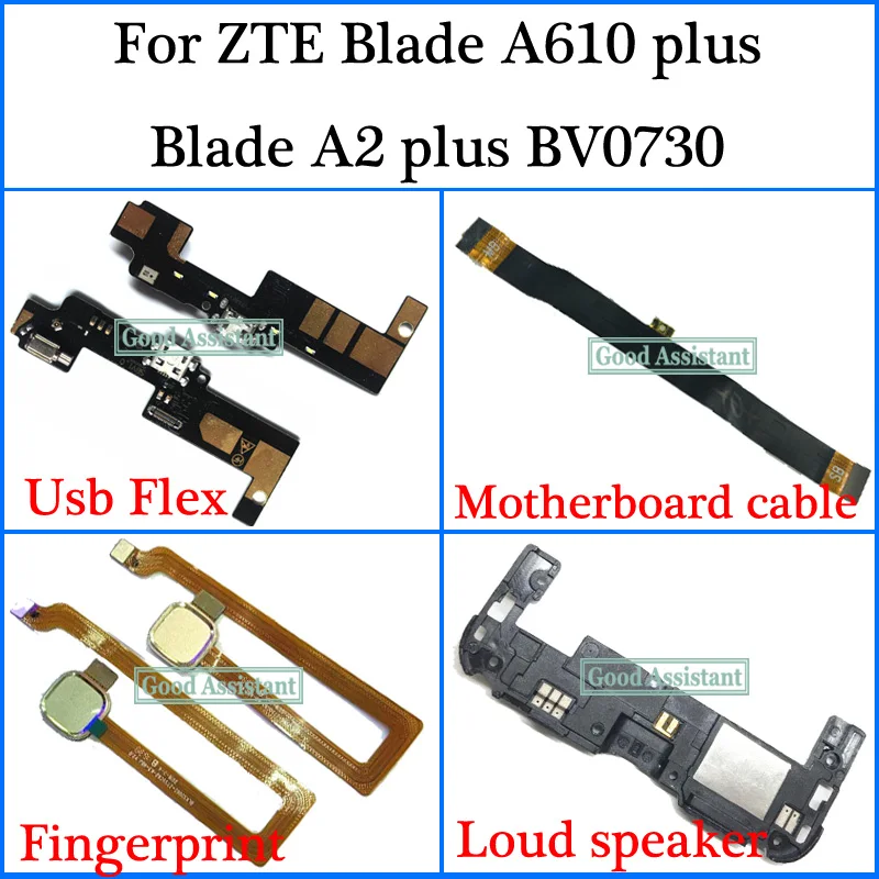 Гибкий Usb кабель для материнской платы ZTE Blade A610 plus / A2 BV0730|Шлейфы мобильных