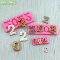 new 2022 mold figure number classic fondant silicone mould cake decorating chocolate kitchen baking tools food soft material