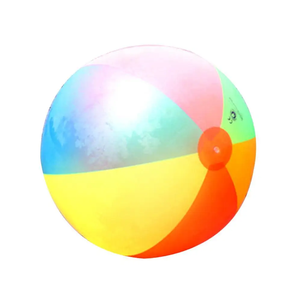 

Inflatable Beach Ball Water Balloons Rainbow-Color Balls Summer Outdoor Beach Swimming Toys 80cm