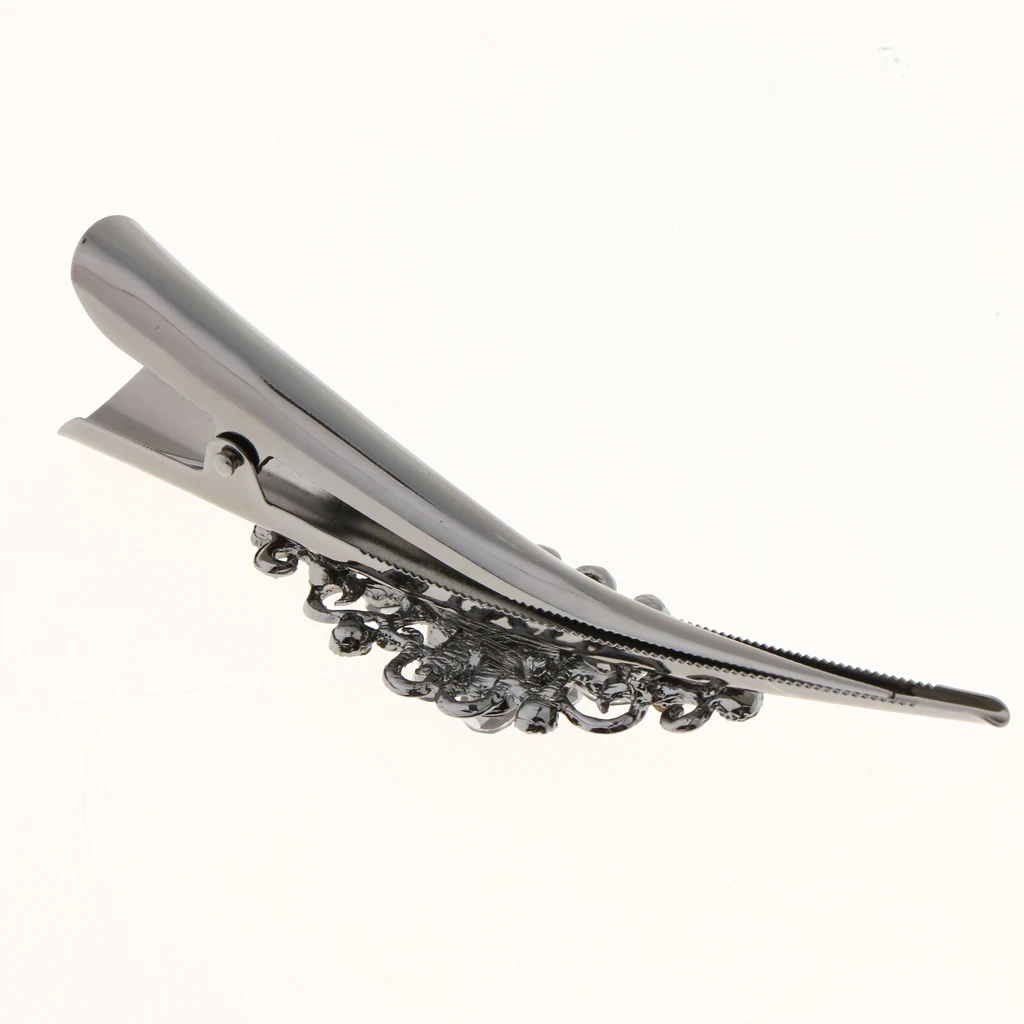 

2pcs Metal Hair Clips Rhinestone Hair Pin For Wedding/Party/Prom