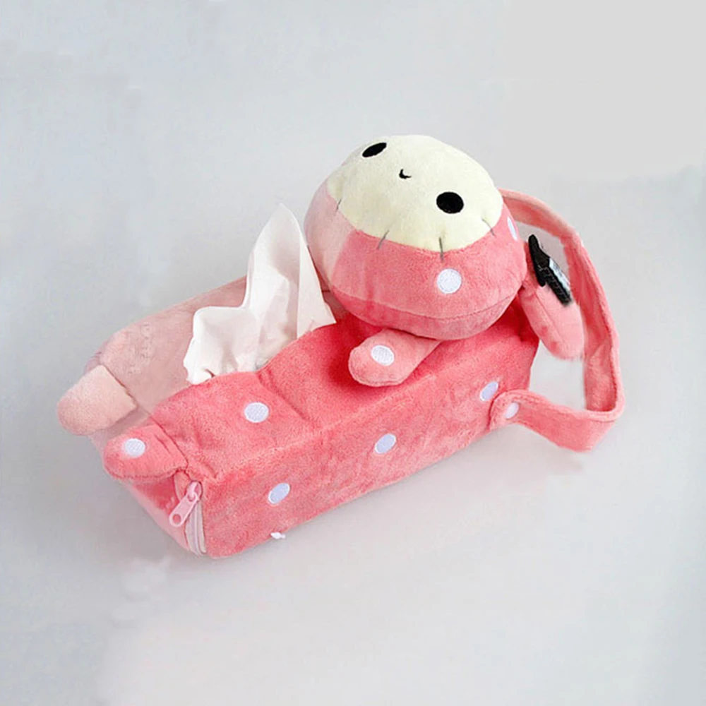 Милая мягкая портативная подвесная коробка для салфеток дома и офиса