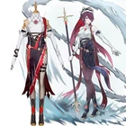 Популярные игры для косплея Genshin Impact, Rosaria Ice, стихийный глаз Бога, проект, аксессуары для женского костюма на Хэллоуин