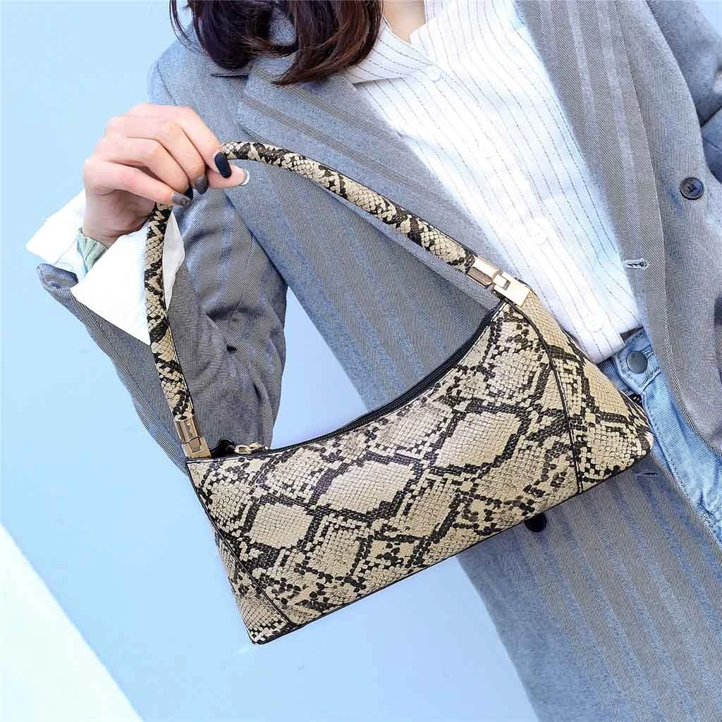 Aelicy сумка со змеиным принтом змеиная женская сумка-мессенджер модные кожаные