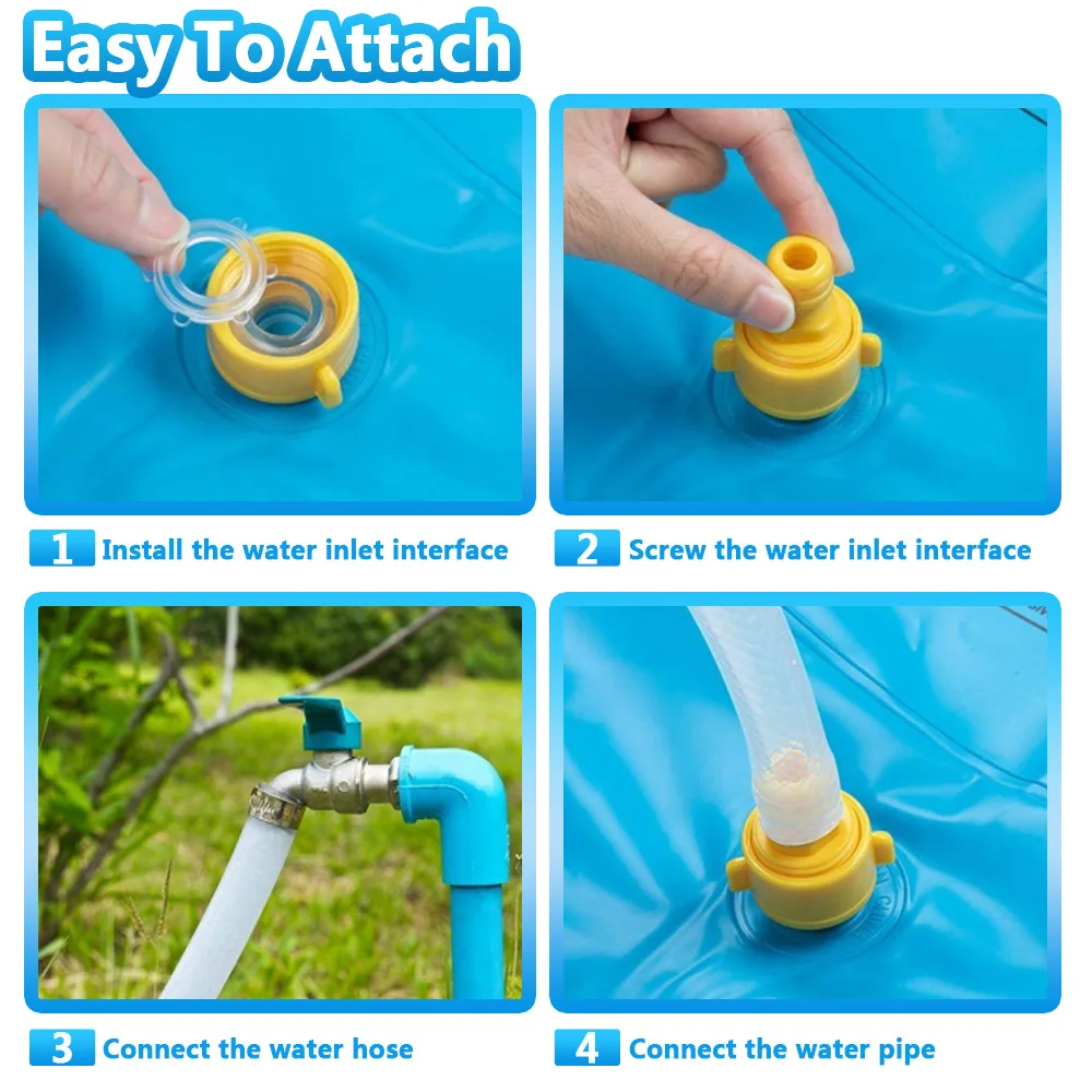 

Summer children play water mat games, beach mat inflatable water mat, swimming pool water mat toys