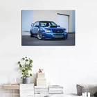 Subaru Impreza WRX автомобильное настенное искусство на холсте домашний синий Декор Картина HD Печать Современные плакаты квадратные модульные картины гостиная
