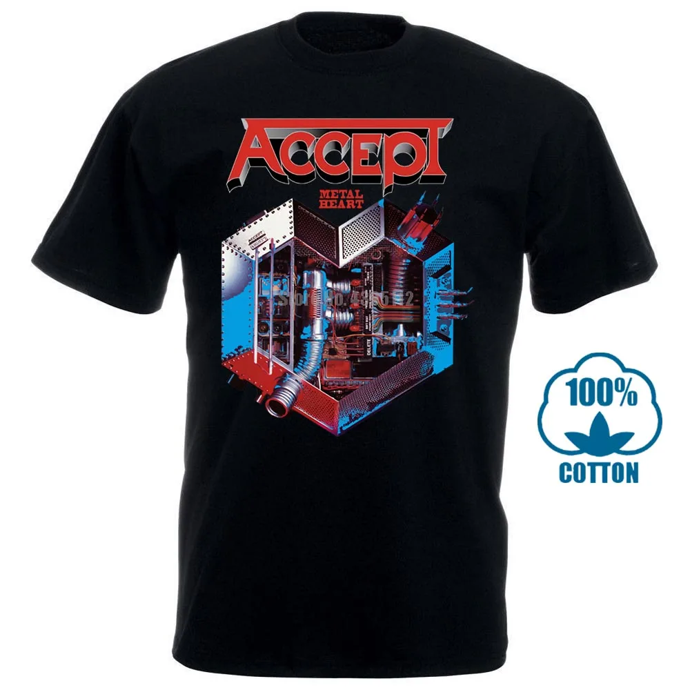 Принять металлическое сердце Udo тяжелая металлическая группа Runninger Wild Rage Новая