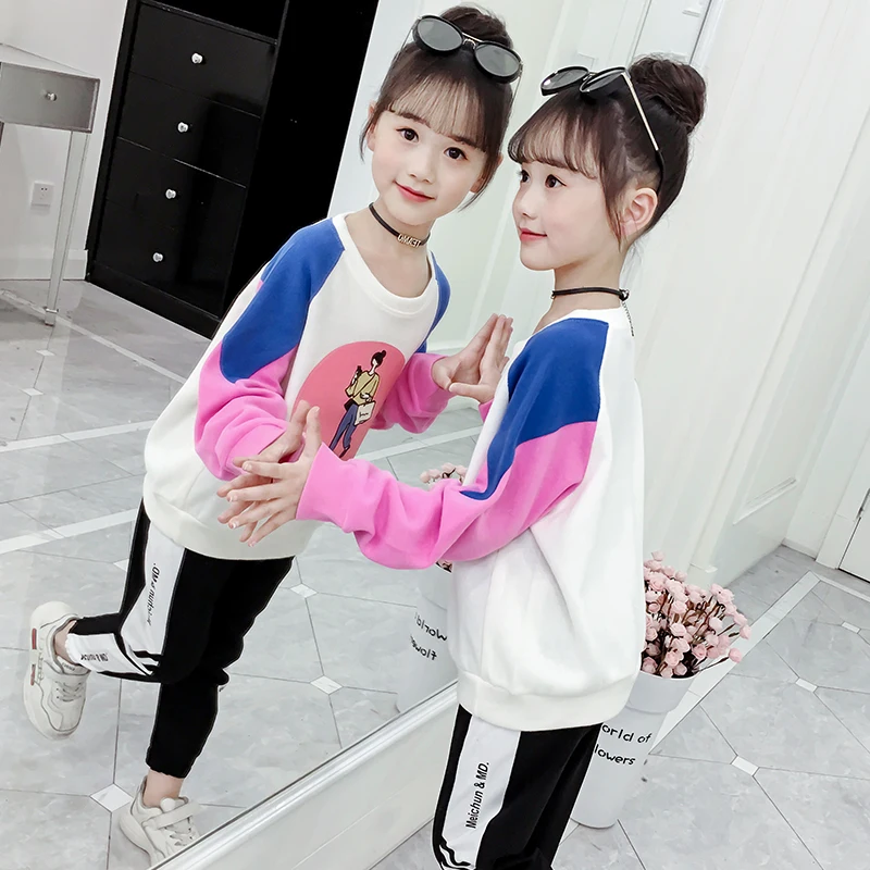 

Toddlers T-shirts For Girls Tops Spring Autumn Long Sleeve Tees Girls Clothing Children Bottoming Shirts Kids O-neck Clothes