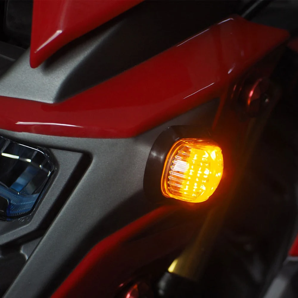 

Lighting Motorbike Indicators Blinker 9 LED Motorcycle 1 Pair Piranha Light Flasher Turn Light