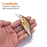 fishing lure 10 5g90mm bait bass pike hard lures floating minnow crank tungsten weight system wobbler model crankbait tackle