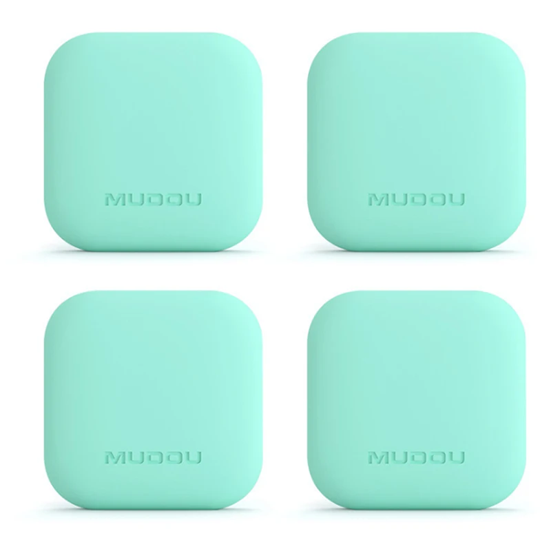 Coj&iacute;n anticolisi&oacute;n para manija de puerta, almohadilla anticolisi&oacute;n para puerta, pared, refrigerador, protecci&oacute;n de silicona, 4 unids/set por juego-5