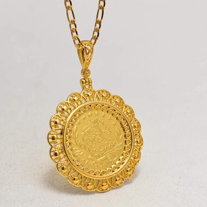 Подвеска в виде старинной монеты Rabian мусульманский кристалл маленькая для