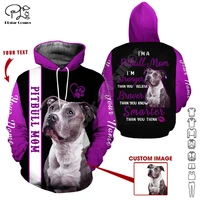 plstar cosmos pit bull dog terrier 3d printed animal hoodies sweatshirts zip hooded for manwoman casual streetwear style p17