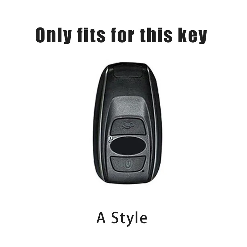

Leather Car Key Case Cover for Subaru BRZ Forester Legacy Outback WRX WRX STI Impreza XV Crosstrek Smart Remote Auto Accessories