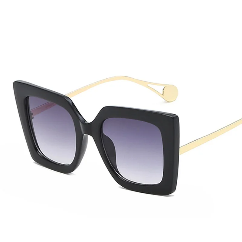 Oversized Cat Eye Sunglasses Women Fashion 2020 New Luxury Trend Glasses Unisex Big Eyewear for Men Pearl Shades UV400 Gift | Аксессуары