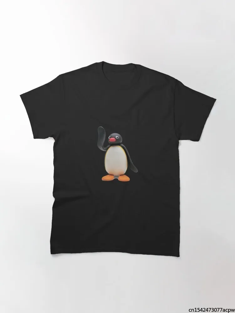 

T Shirt Women Pingu Says Hello Classic T-Shirt Unisex Tee